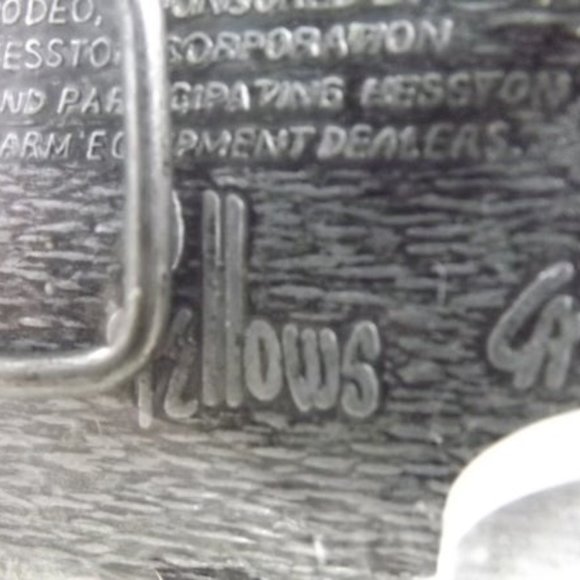 National Finals Rodeo 1989 HESSTON Belt Buckle NIP - Picture 7 of 8